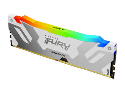 Kingston Technology FURY 16 GB 7600 MT/s DDR5 CL38 DIMM Renegade RGB, hvid XMP