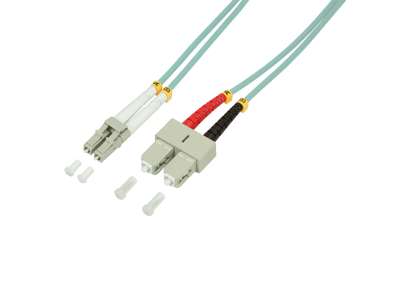 LogiLink 3m, LC - SC InfiniBand og fiberoptisk kabel Blå