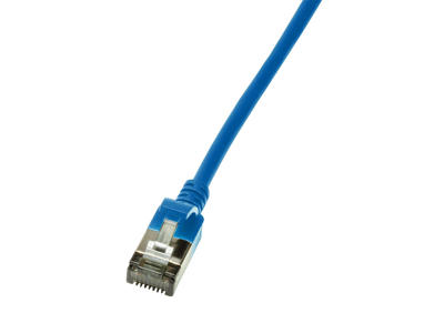 LogiLink CQ9026S netværkskabel Blå 0,5 m Cat6a U/FTP (STP)