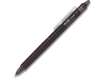 Rollerball gelpen, 0.5 mm, 0.25 mm, Sort, Pilot FriXion Point Clicker BLRT-FRP-5-B