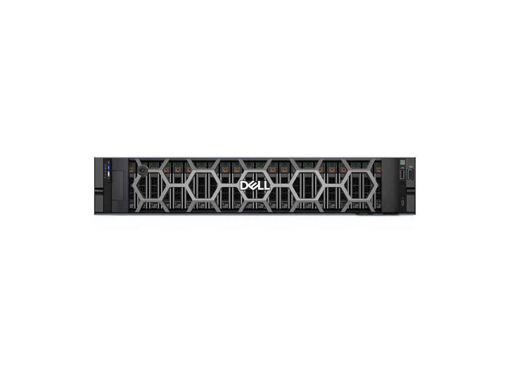 DELL PowerEdge R7615 server 480 GB Stativ (2U) AMD EPYC 9124 3 GHz 32 GB DDR5-SDRAM 700 W