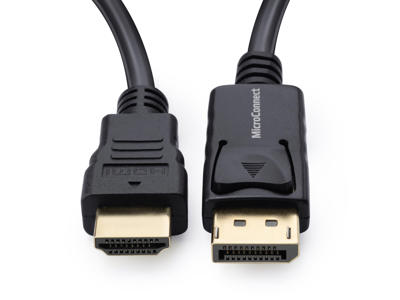 Microconnect MC-DP-HDMI-500 videokabel adapter 5 m DisplayPort Sort