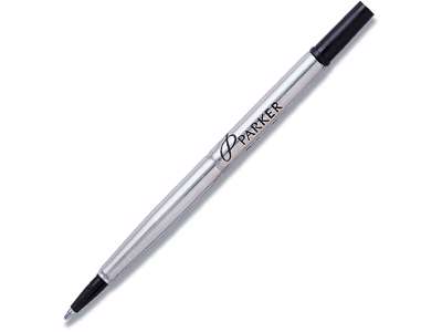 Rollerball pen refill, 0.8 mm, Sort, 1 stk, Parker Medium