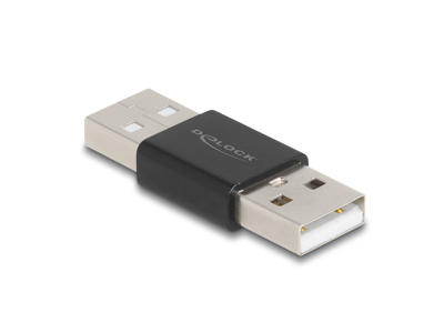 DeLOCK 65108 kabel kønsskifter USB Type-A Sort