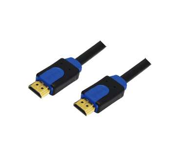 LogiLink CHB1105 HDMI-kabel 5 m HDMI Type A (Standard) Sort, Blå