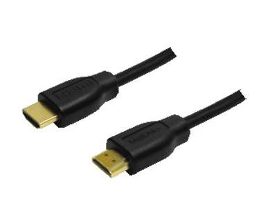 LogiLink 1m HDMI to HDMI - M/M HDMI-kabel HDMI Type A (Standard) Sort