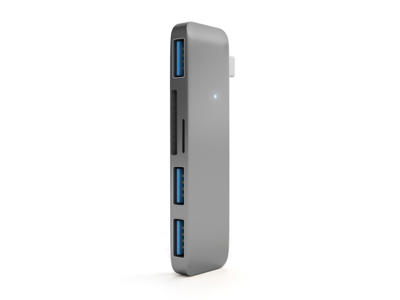 Satechi ST-TCUHM dockingstation USB 3.2 Gen 1 (3.1 Gen 1) Type-C Sølv