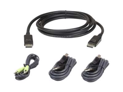 ATEN 2L-7D03UDPX4 KVM-kabel Sort 3 m