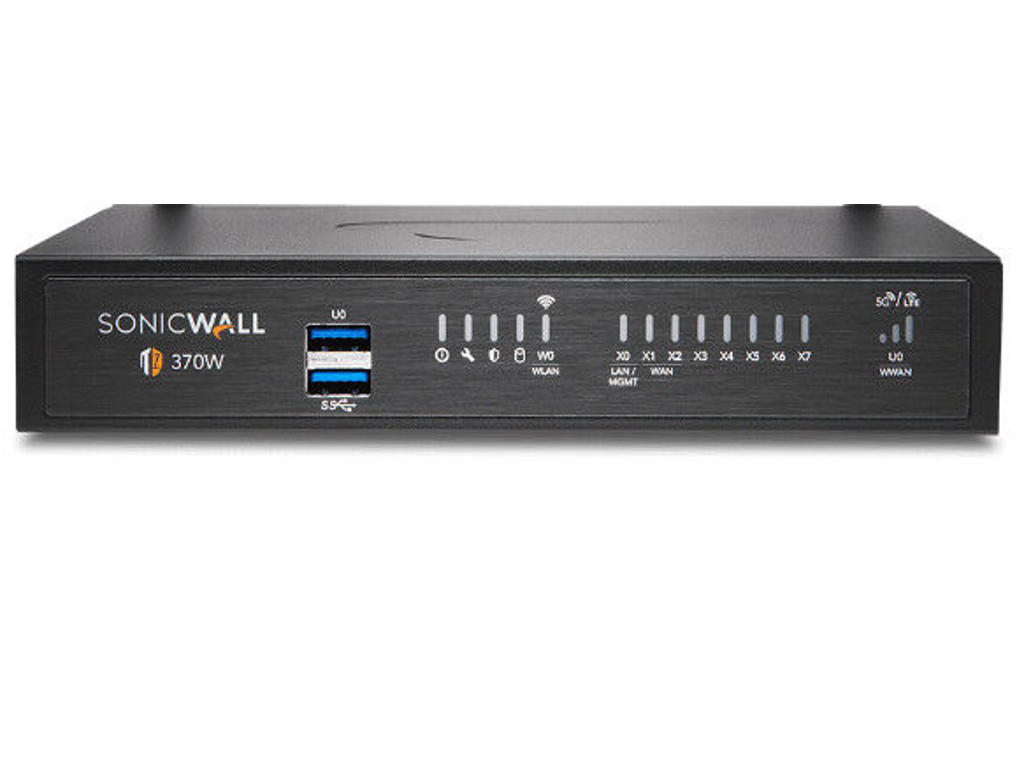 SonicWall TZ370 firewall (hardware) 3 Gbit/sek.