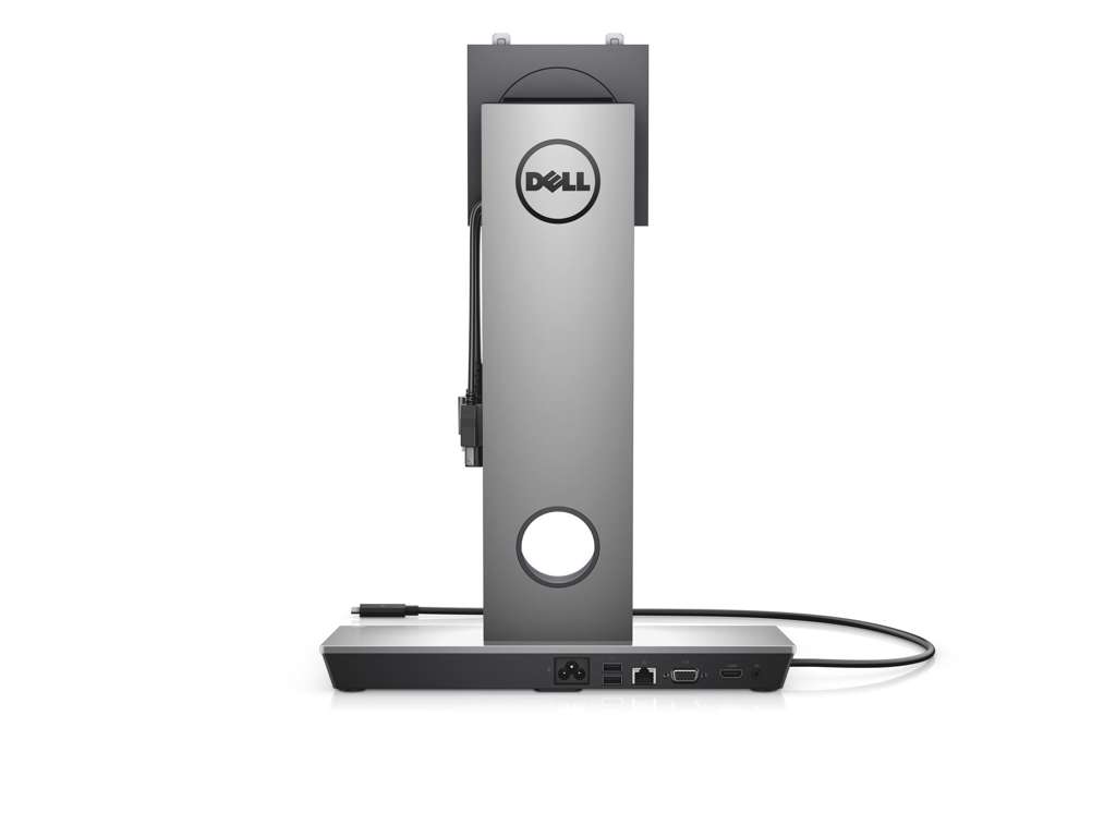 DELL DS1000 Ledningsført USB 3.2 Gen 1 (3.1 Gen 1) Type-C Sort, Sølv