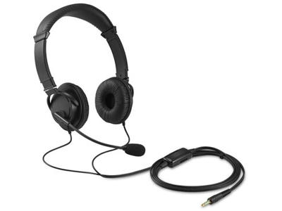 Kensington Headset, HiFi, Med mikrofon- og lydstyrkekontrol