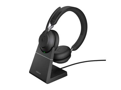 Jabra 26599-999-889 hovedtelefoner/headset Trådløs Kontor/Callcenter USB Type-C Bluetooth Sort