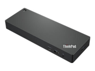 Lenovo 40B00300DK dockingstation Ledningsført Thunderbolt 4 Sort, Rød