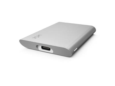 LaCie STKS1000400 ekstern solid state driver Thunderbolt-teknologi 1 TB USB Type-C 3.2 Gen 2 (3.1 Gen 2) Sølv