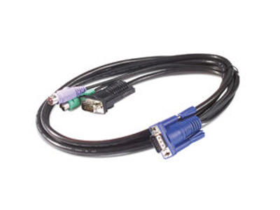 APC 1.8m KVM PS/2 Cable KVM-kabel Sort 1,8 m