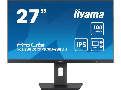 iiyama ProLite XUB2793HSU-B7 computerskærm 68,6 cm (27") 1920 x 1080 pixel Fuld HD LED Sort