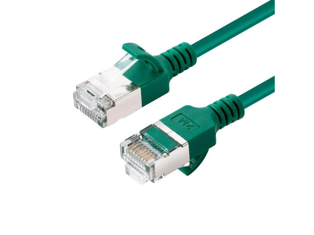 Microconnect V-FTP6A05G-SLIM netværkskabel Grøn 5 m Cat6a U/FTP (STP)