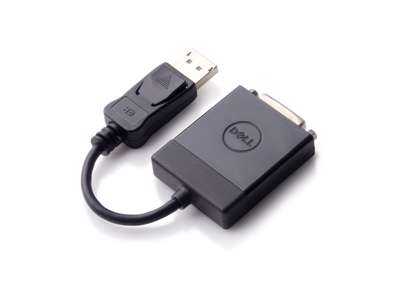 DELL 470-ABEO videokabel adapter DisplayPort DVI Sort