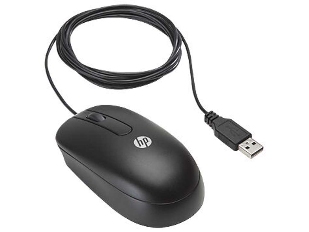 HP USB Optical Scroll Mouse mus Kontor Ambidextrous USB Type-A Optisk 800 dpi