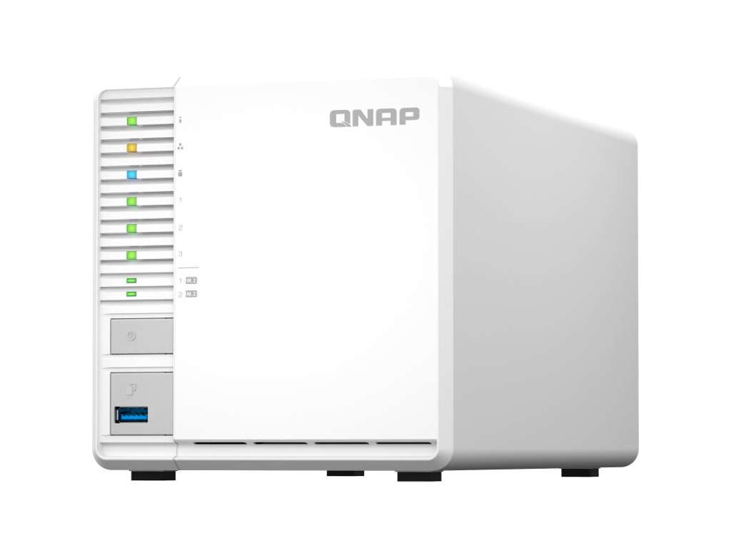 QNAP TS-364 NAS Tower Intel® Celeron® N5095 8 GB QNAP Turbo System Hvid