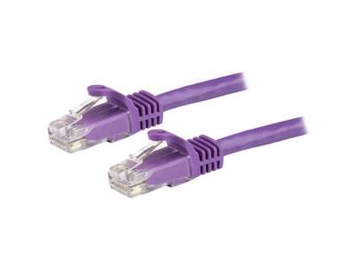 StarTech.com N6PATC150CMPL netværkskabel Lilla 1,5 m Cat6 U/UTP (UTP)