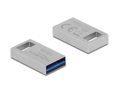 DeLOCK 54072 USB-nøgle 128 GB USB Type-A 3.2 Gen 1 (3.1 Gen 1) Sølv