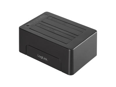 LogiLink QP0028 drev dockingstation USB 3.2 Gen 2 (3.1 Gen 2) Type-C Sort