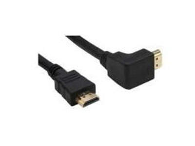 Microconnect HDM1919510V1.4A90 HDMI-kabel 10 m HDMI Type A (Standard) Sort