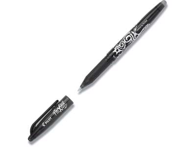 Rollerball gelpen, 0.7 mm, 0.35 mm, Sort, Pilot FriXion Ball BL-FR7-B