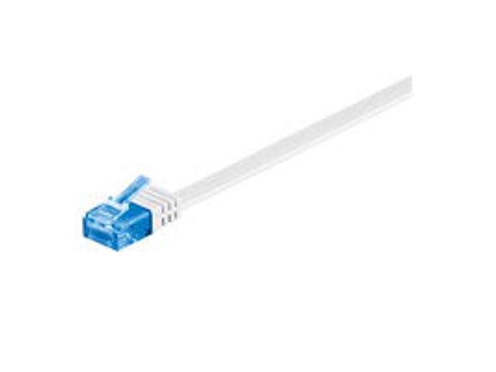 Microconnect V-UTP6A05W-FLAT netværkskabel Hvid 5 m Cat6a U/UTP (UTP)