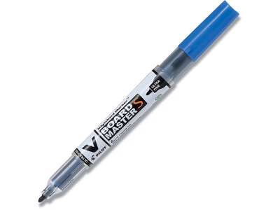 Whiteboard marker, Rund spids, Blå, 1-3 mm, Pilot V Board Master WBMA-VS-UF-BG-L