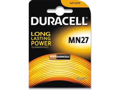 Batteri, MN27, 12 V, 1 stk, Duracell Security