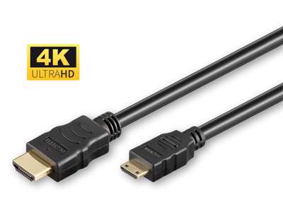 Microconnect HDM1919C1,5 HDMI-kabel 1,5 m HDMI Type A (Standard) HDMI Type C (Mini) Sort