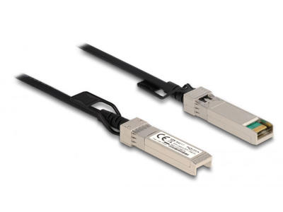 DeLOCK 84219 InfiniBand og fiberoptisk kabel 10 m SFP+ Sort